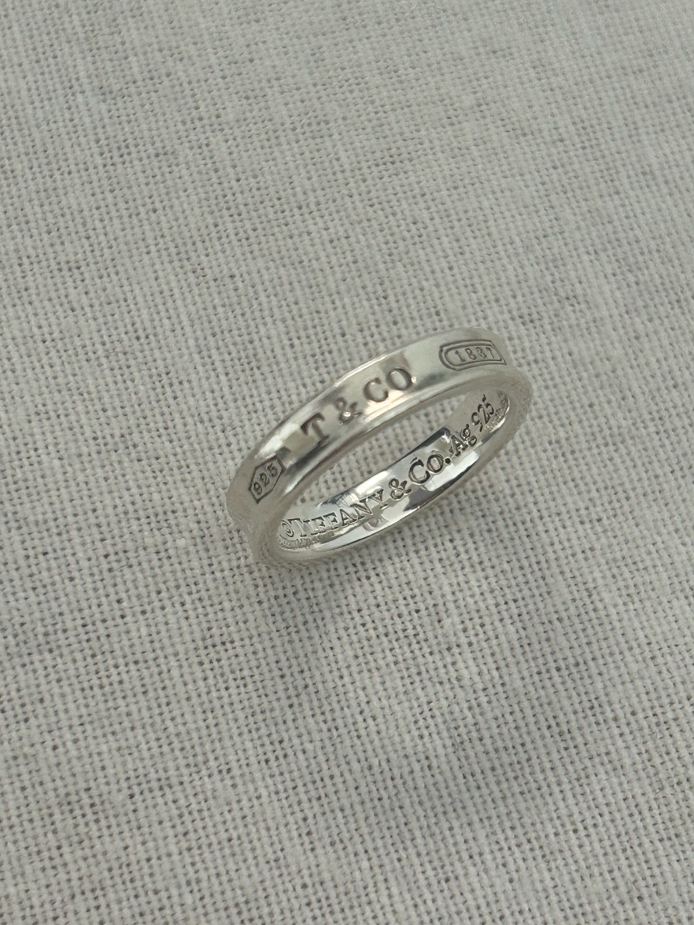 Tiffany & Co. 1837 Sterling Silver Ring 925